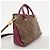 Borsa Louis Vuitton Monogram Pallas BB Marrone Bordò - vista 2