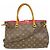 Borsa Louis Vuitton Monogram Pallas MM Marrone