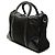 Borsa a mano/Borsa a tracolla con placca logo Triangle Prada Nero - vista 2