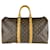 Keepall Borsa Boston Monogram Louis Vuitton Marrone Monogramma - vista 3