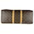 Keepall Borsa Boston Monogram Louis Vuitton Marrone Monogramma - vista 4