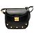 Borsa a tracolla in pelle nera Salvatore Ferragamo Nero