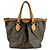 Borsa Louis Vuitton Monogram Palermo PM Marrone Monogramma