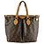 Borsa Louis Vuitton Monogram Palermo PM Marrone Monogramma - vista 3