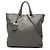 Prada Logo Tote Bag aus Leder Braun