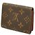 Tarjetero Monogram Louis Vuitton Castaño - vista 2