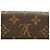 Tarjetero Monogram Louis Vuitton Castaño - vista 6