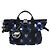 Borsa Chanel Airline 93325 Nero Bianco Blu