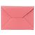 Hermès Tarjetero Hermes Envelope MM 032790CA Rosa
