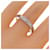 Chanel Matelassé Ring Silber  - Ansicht 4