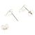 Tiffany & Co Mini orecchini a lobo Tiffany Loving Heart Argento - vista 3