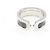 Anello C2 Band in oro bianco Cartier - vista 2