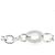 Bulgari Bracciale Charm Bvlgari in oro bianco 18K - vista 3