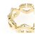 Anello C Heart di Cartier in oro giallo 18K - vista 4