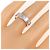 Ring Anello To You Band in oro bianco Hermès - vista 5