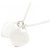 Collana mini Return to Double Heart di Tiffany & Co. Argento - vista 3