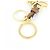 Charm per borsa Loewe in pelle di vitello dorata D'oro - vista 6
