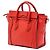 Céline Bolso Celine Orange Nano Leather Luggage Tote Naranja - vista 2