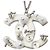 Collana con pendente Chanel Silver CC Brass Resin Studded Argento - vista 2