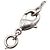 Collana con pendente Chanel Silver CC Brass Resin Studded Argento - vista 5