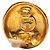 Orecchini a clip Chanel Gold Gold Plated Logo Lettering D'oro - vista 3