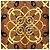 Pañuelo de seda Hermès Brown Eperon D Or 90 Castaño - vista 2