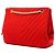 Chanel Red CC Chevron Tweed Chain Schultertasche Rot - Ansicht 2
