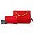 Chanel Red CC Chevron Tweed Chain Schultertasche Rot - Ansicht 6
