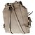 Zaino Prada Brown Vitello Daino Cinch Marrone Taupe - vista 2