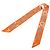 Hermès Seidentuch Twilly Orange Kelly En Perles