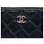 Chanel Black CC Quilted Lambskin Coco Charms Chain Wristlet Pouch Nero - vista 5