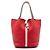 Hermès Picotin Lock 22 zweifarbig Rot in Clemence und Swift