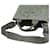 Borsa Prada Gray Small Canvas Canapa Logo Marrone Grigio antracite - vista 18