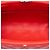 Clutch Chanel Red Quilted Patent Timeless Kiss Lock Rosso - vista 4