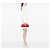 Clutch Chanel Red Quilted Patent Timeless Kiss Lock Rosso - vista 5