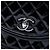 Chanel Black Quilted Patent and Lambskin Twist Crescent Flap Nero - vista 5