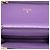 Wallet On Chain Cartera con cadena Chanel Purple CC en Caviar acolchado Púrpura - vista 4