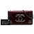 Chanel Boy Brick Horizontal Flap in agnello rosso e acrilico Bordò - vista 6