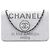 Chanel Deauville Wallet On Chain aus grauer Canvas