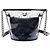 Borsa bucket Chanel Black Small in PVC e pelle di vitello stropicciata Camellia Coco Nero