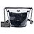 Borsa bucket Chanel Black Small in PVC e pelle di vitello stropicciata Camellia Coco Nero - vista 6