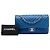 Chanel Blue Medium Classic Chevron Lambskin Double Flap - vista 6