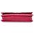 Wallet On Chain Portafoglio con catena in agnello Wild Stitch rosso con CC Chanel - vista 3