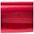 Wallet On Chain Portafoglio con catena in agnello Wild Stitch rosso con CC Chanel - vista 4