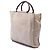 Chanel Beige CC Canvas Tote mit Holzgriff - Ansicht 2