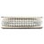 Borsa Shopping Chanel in Tweed Bianco e Resina con Cerniera Crudo - vista 3