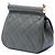 Clutch Chanel Green Small CC Quilted Caviar Bar Flap con catena Verde Verde oliva - vista 2