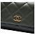 Clutch Chanel Green Small CC Quilted Caviar Bar Flap con catena Verde Verde oliva - vista 5