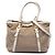 Sac à main Prada Beige Canvas Canapa Logo Bow Satchel