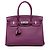 Hermès Purple Togo Birkin Retourne 30 Porpora Viola scuro